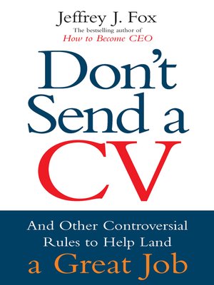 cover image of Don't Send a CV